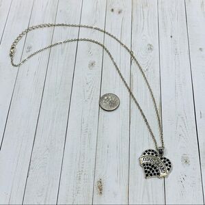 Coast Guard Crystal Heart Necklace‎